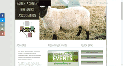 Desktop Screenshot of albertasheepbreeders.ca